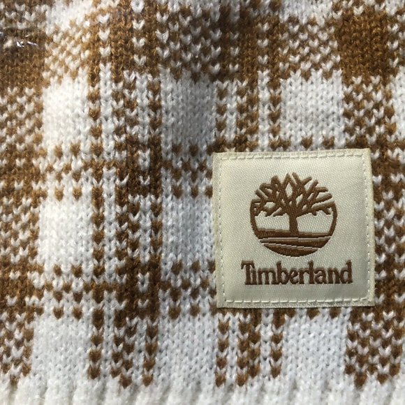 Timberland Plaid Wool Scarf NEW Winter Scarf Unisex Clothing Accessories - Picture 1 of 3